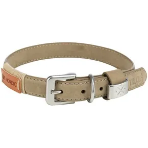 BE NORDIC Lederhalsband - Sand - NACH VERKAUF L: 50-56 cm/25 mm